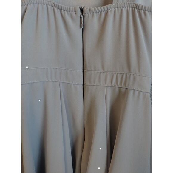 Lulu's Forevermore Gray Halter Skater Dress Size XSmall - Picture 13 of 16